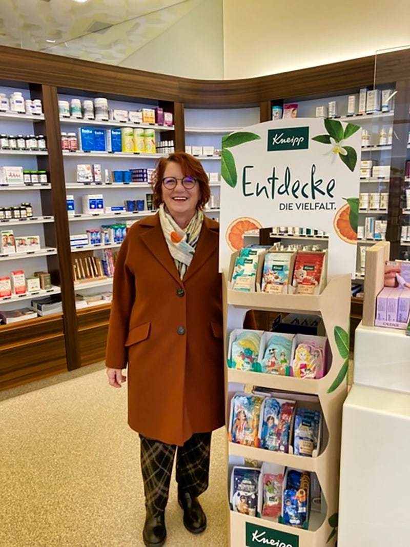 Kneipp-Produkte in der Stadtapotheke Hainfeld